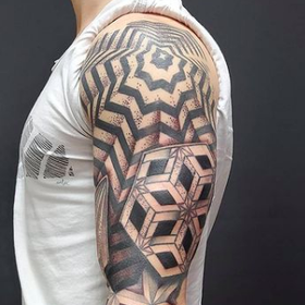 Tattoos - Geometric Sleeve - 142425